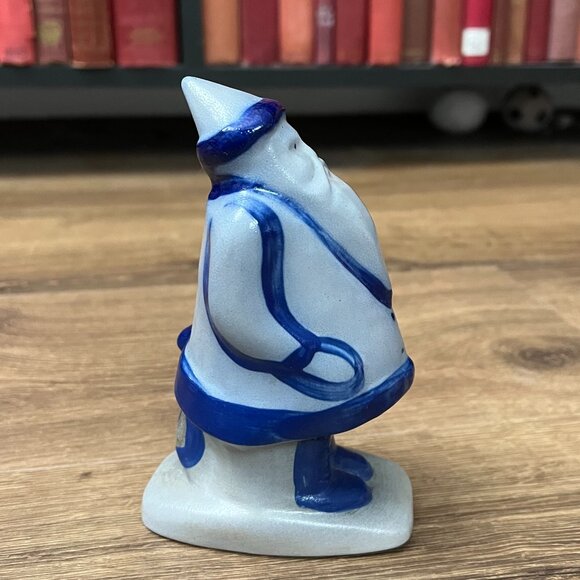 1996 Eldreth Pottery Salt Glaze Santa Claus Figurine - Picture 7 of 9